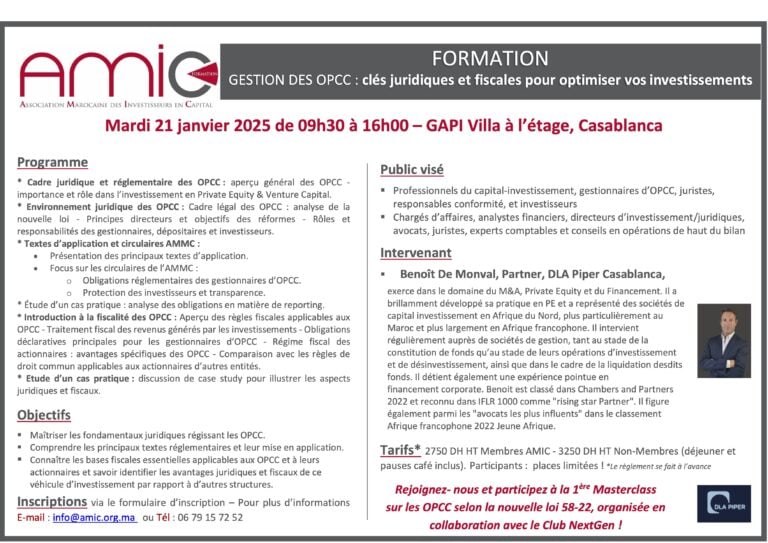 Formation Gestion des OPCC DLA BD