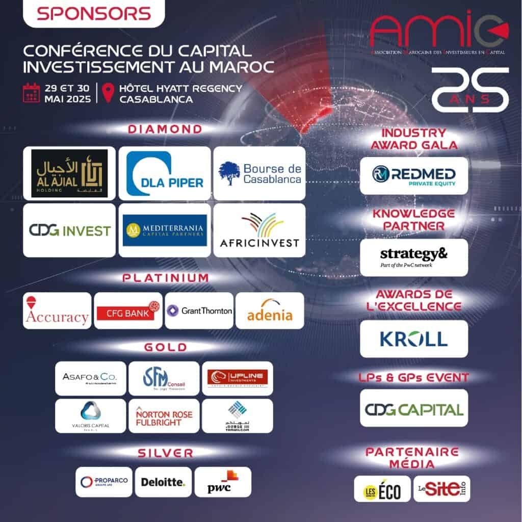 Conférence du capital investissement 2025 - Sponsors
